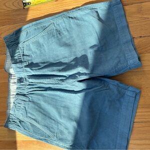 Levi's Light Blue Flat Front Shorts